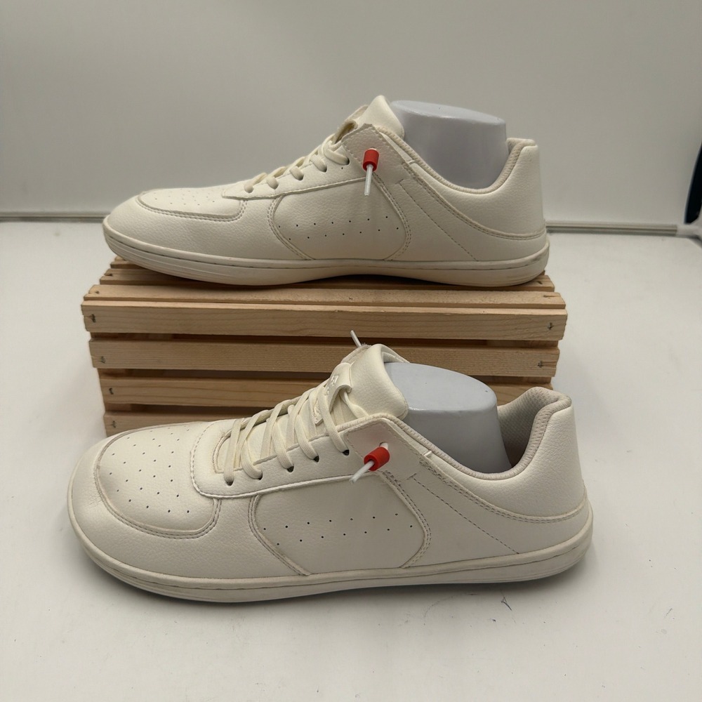 Pulltop Sneakers WT-Henry Barefoot Minimalist Zero Drop Cream Mens Size 10
